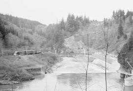 Tacoma watershed facility at Headworks Spur, Washington, in 1953.