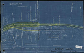 Spokane, Coeur d'Alene and Palouse Railroad Plat Map: Spear, Washington, 1964