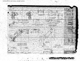 Northern Pacific Engineering Drawing, Sand Facilities at Centralia, Washington, 1957