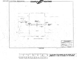 Great Northern Engineering Drawing, Yard Office at Interbay, Washington, 1959