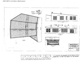 Spokane, Portland, and Seattle Railway Engineering Drawing, Roundhouse at Vancouver, Washington, ...