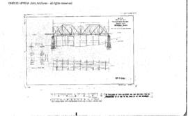Northern Pacific Engineering Drawing: General Plan, Bridge 26 - Thompson River, West of Eddy, Mon...
