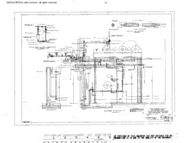 Great Northern Engineering Drawing, Engine House at South Klamath, Oregon, 1932