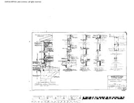 Northern Pacific Engineering Drawing, Switchmen's Service Building at Aberdeen, Washington, 1962