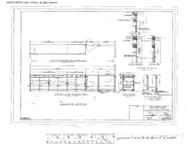 Great Northern Engineering Drawing, Diesel Repair Shop at Havre, Montana, 1955