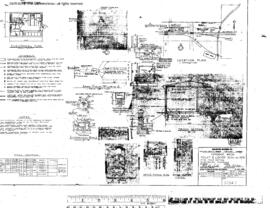 Burlington Northern Engineering Drawing, Unnamed Structure at Sprague, Washington, 1977