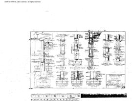 Northern Pacific Engineering Drawing, Depot at Woodland, Washington, 1961