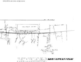 Northern Pacific Engineering Drawing, Depot at Kent, Washington, 1926