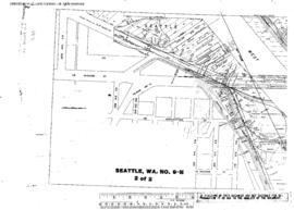 Plat Map of Northern Pacific Facilities at Seattle, Washington, 1947