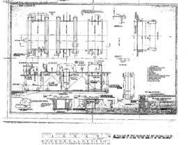 Burlington Northern Engineering Drawing, PCFC Standard Diesel Shop, 1953