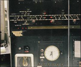 Burlington Northern signal equipment at Tacoma, Washington, in 1979.