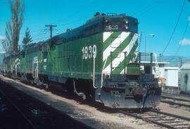 Burlington Northern 1839 at Wenatchee, Washington in 1978.
