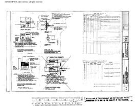 Amtrak Engineering Drawing, Amtrak Depot at Tacoma, Washington, 1983
