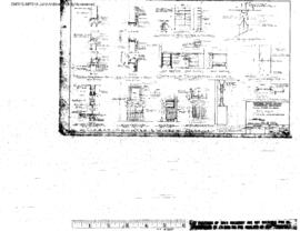 Northern Pacific Engineering Drawing, Depot at Vader, Washington, 1959