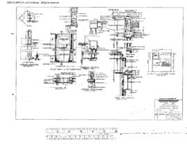 Northern Pacific Engineering Drawing, Yardmaster Tower at Pasco, Washington, 1972