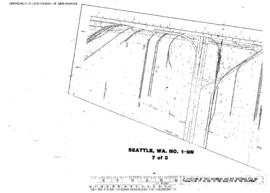 Plat Map of Burlington Northern Facilities at Seattle, Washington, 1972