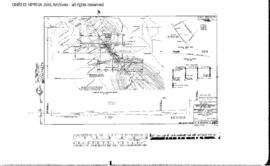 Milwaukee Road Engineering Drawing: Contour Map and Location Sketch, Bridge 24.33 - Highway, betw...