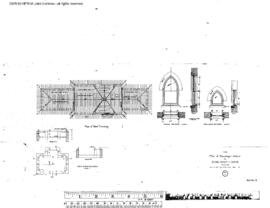 Northern Pacific Engineering Drawing, Depot at Sand Point, Idaho, 1916