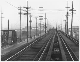 Seattle Municipal Railway Track, Seattle, Washington, 1929