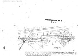 Plat Map of Great Northern Facilities at Thornton, Washington, undated