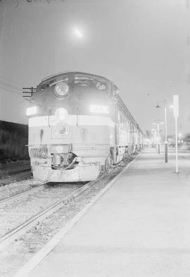 Northern Pacific Mainstreeter at East Auburn, Washington, in 1962.