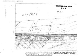 Plat Map of Northern Pacific Facilities at Seattle, Washington, 1949