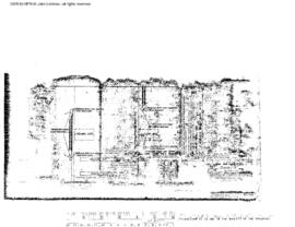 Northern Pacific Engineering Drawing, Northern Pacific Transport Garage at Butte, Montana, 1965