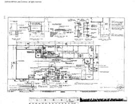 Great Northern Engineering Drawing, Pier 88 Warehouse and Offices at Seattle, Washington, 1971