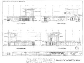 Chicago, Burlington and Quincy Engineering Drawing, Yard Office at Alliance, Nebraska, 1980