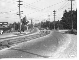 Seattle & Rainier Valley Railway tracks in Seattle, Washington, 1935