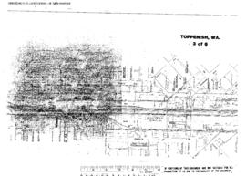 Plat Map of Northern Pacific Facilities at Toppenish, Washington, undated