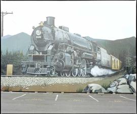 Wall mural at South Tacoma, Washington, in 1987.