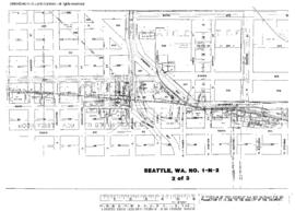 Plat Map of Northern Pacific Facilities at Seattle, Washington, 1950