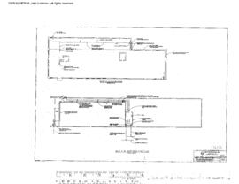 Burlington Northern Engineering Drawing, Freight House at Portland, Oregon, 1979