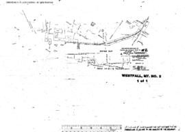 Plat Map of Northern Pacific Facilities at Westfall, Montana, undated
