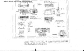 Great Northern Engineering Drawing: Piers and Abutments, Bridge 214.2 - Deep Creek, West of Naple...