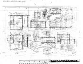 Great Northern Engineering Drawing, Pier 88 Warehouse and Offices at Seattle, Washington, 1947