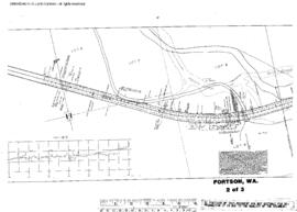 Plat Map of Northern Pacific Facilities at Fortson, Washington, 1912