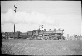 Union Pacific Railroad steam locomotive number 3203 at Tacoma, Washington in 1936.