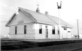 Great Northern Depot at Brady, Montana, undated