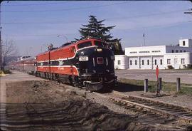 Spirit of Washington Dinner Train at Renton, Washington, circa 1995.