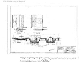 Great Northern Engineering Drawing, Coach Repair Building - King Street at Seattle, Washington, 1957