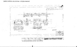 Northern Pacific Engineering Drawing: Detail of Pier/Abutment, Bridge 35 - Jocko River, West of R...