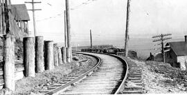 Seattle Municipal Railway Track, Seattle, Washington, 1914