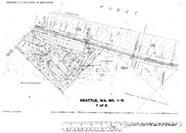 Plat Map of Great Northern Facilities at Seattle, Washington, undated