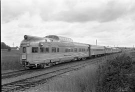 Amtrak special train for the Pacific Northwest Electric Railway Association travels through Yelm,...