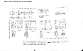 Northern Pacific Engineering Drawing: General Plan/Pier/Abutment, Bridge 210 - Clark Fork River, ...