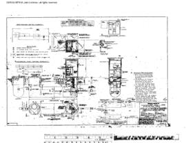 Burlington Northern Engineering Drawing, Oil Separator at Burlington, Washington, 1977