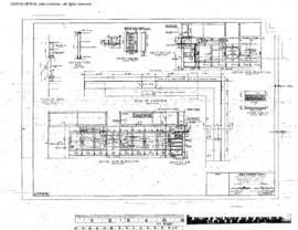 Great Northern Engineering Drawing, Depot at Culbertson, Montana, 1952