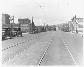 Seattle Municipal Railway Track, Seattle, Washington, circa 1921